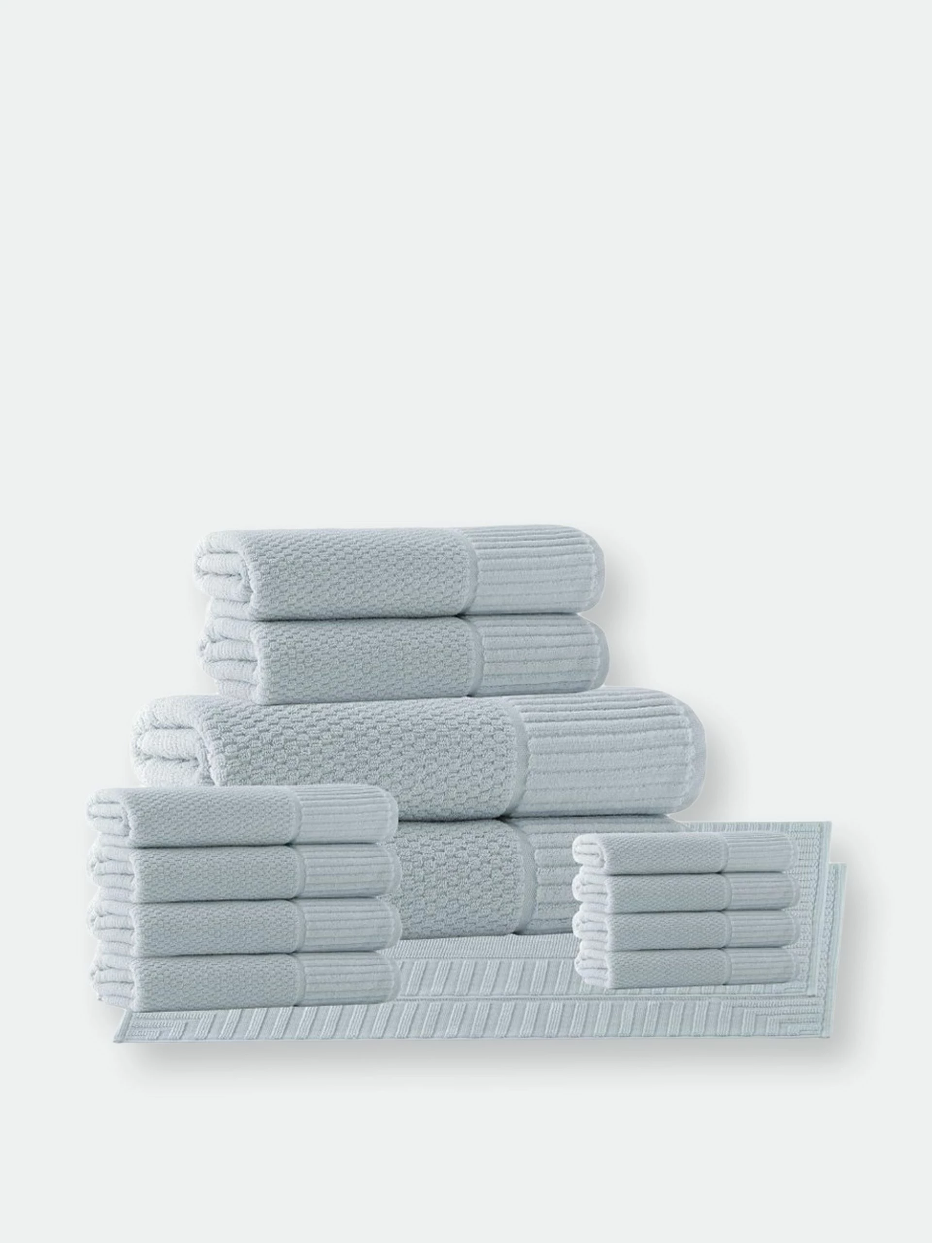 Enchante Home Timaru Turkish Cotton 16 Pcs Towel Set 3 Enchante Home Timaru Turkish Cotton 16 Pcs Towel Set