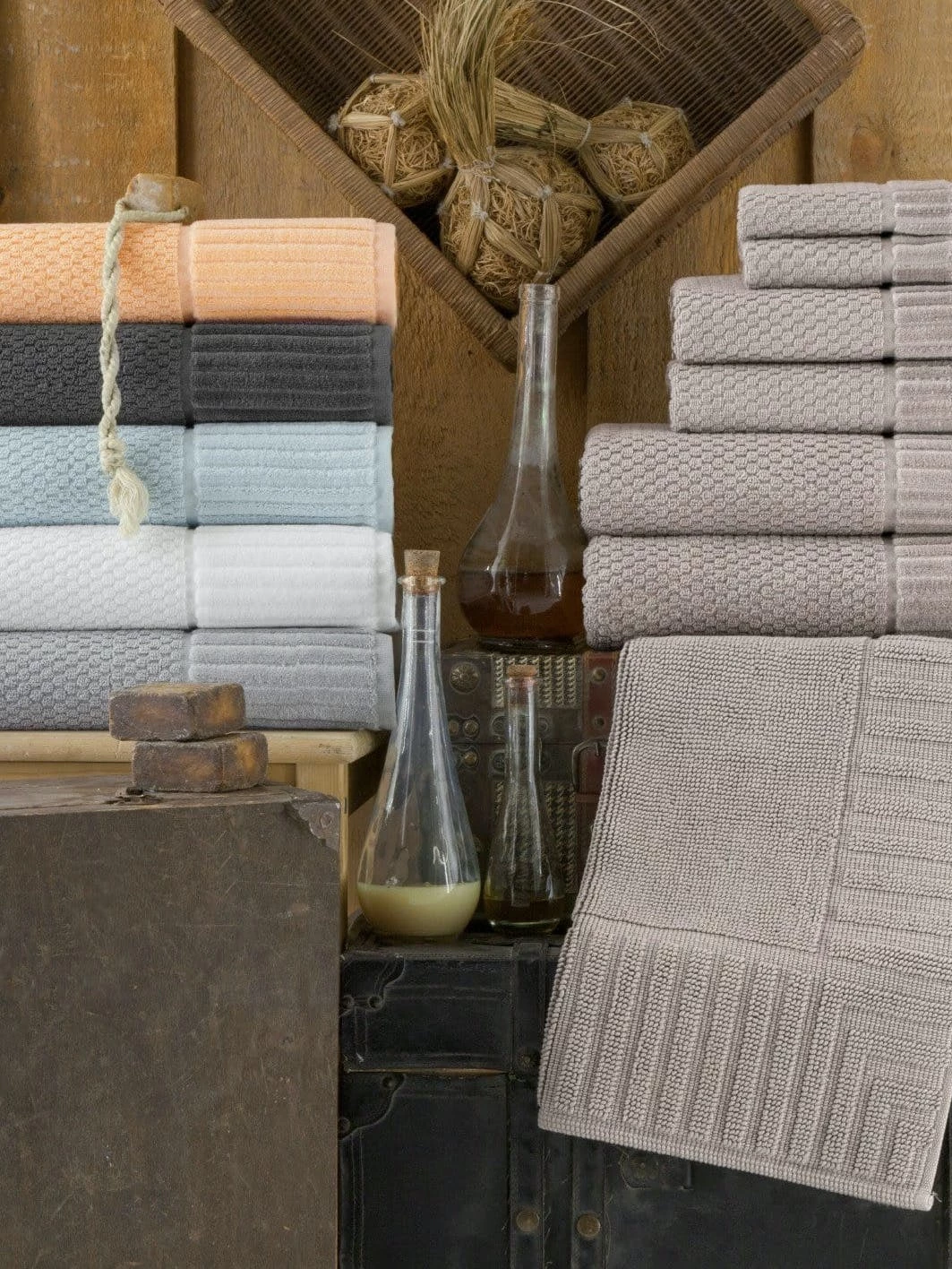 Enchante Home Timaru Turkish Cotton 16 Pcs Towel Set 4 Enchante Home Timaru Turkish Cotton 16 Pcs Towel Set - Image 2