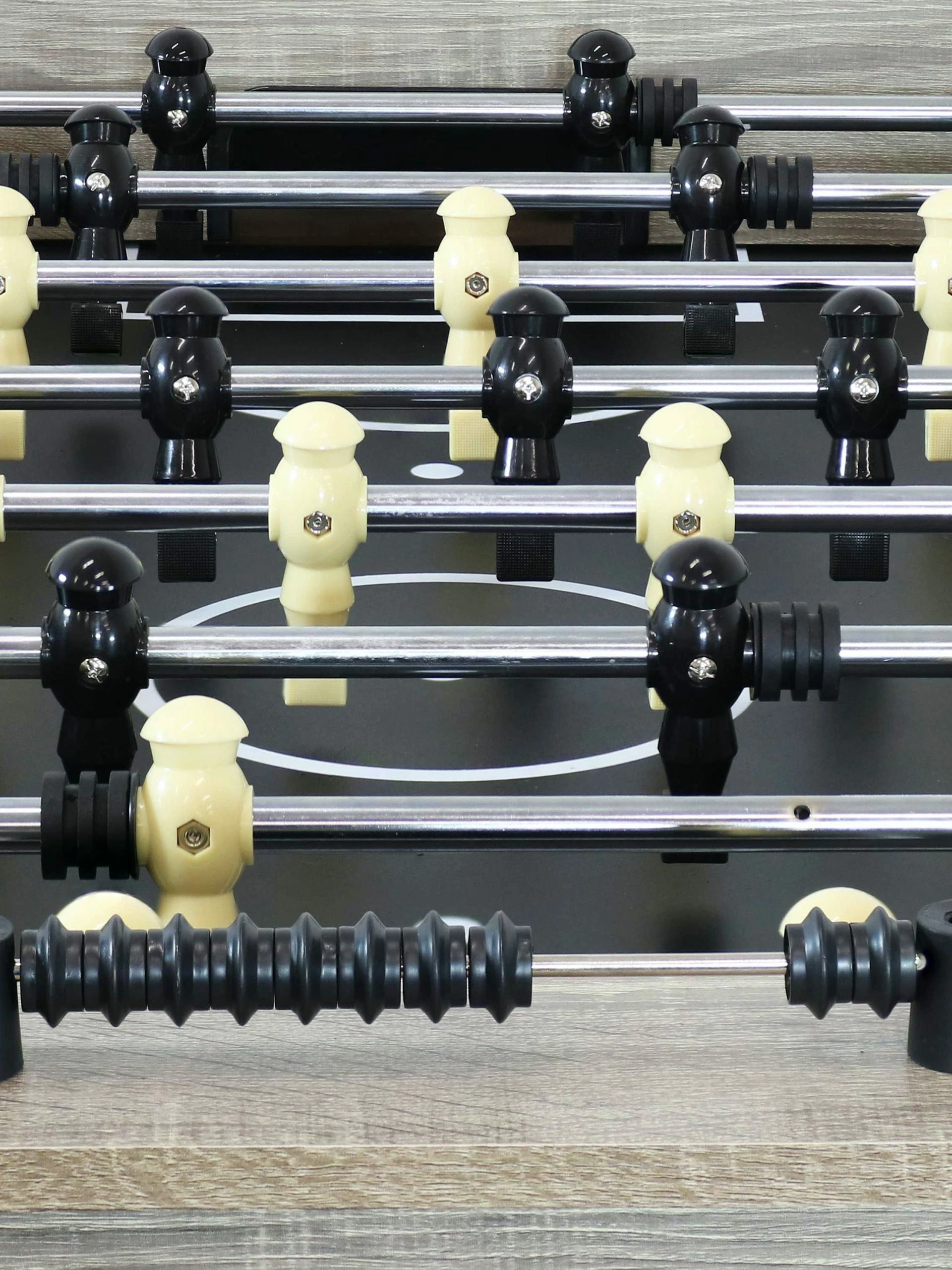 Sunnydaze Decor Lano 54.5 In Foosball Table With Distressed Wood Look 7 Sunnydaze Decor Lano 54.5 In Foosball Table With Distressed Wood Look - Image 5