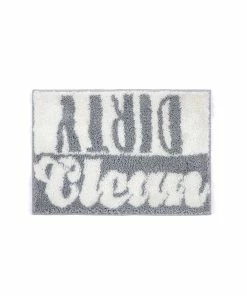 Shiraleah "Dirty / Clean" Bath Mat -Enchante Home-shop M00810062042708 2097690249