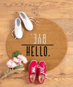 Shiraleah "Hello. / Bye." Doormat -Enchante Home-shop M00810062042777 272596729 scaled