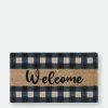 Shiraleah "Welcome" Plaid Doormat -Enchante Home-shop M00810062049332 3221737742 scaled
