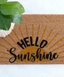Shiraleah "Hello Sunshine" Doormat -Enchante Home-shop M00810062049356 473219901 scaled
