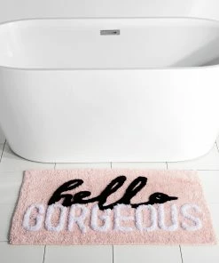 Shiraleah "Hello Gorgeous" Bath Mat