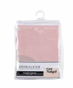 Shiraleah "Get Naked" Shower Curtain - Blush -Enchante Home-shop M00810091366431 393197524