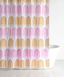 Shiraleah Rainbow Shower Curtain -Enchante Home-shop M00810091366462 4271818289 scaled