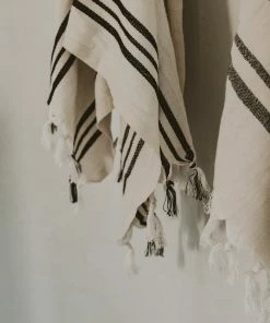 Sweet Water Decor Jordan Turkish Cotton + Bamboo Hand Towel - Three Stripe -Enchante Home-shop M00811119036442 1367087581 scaled