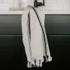 Sweet Water Decor Vannah Turkish Cotton + Bamboo Hand Towel - Five Stripe