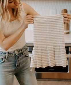 Sweet Water Decor Iped Tea Towel With Ruffle -Enchante Home-shop M00811119036534 205152656