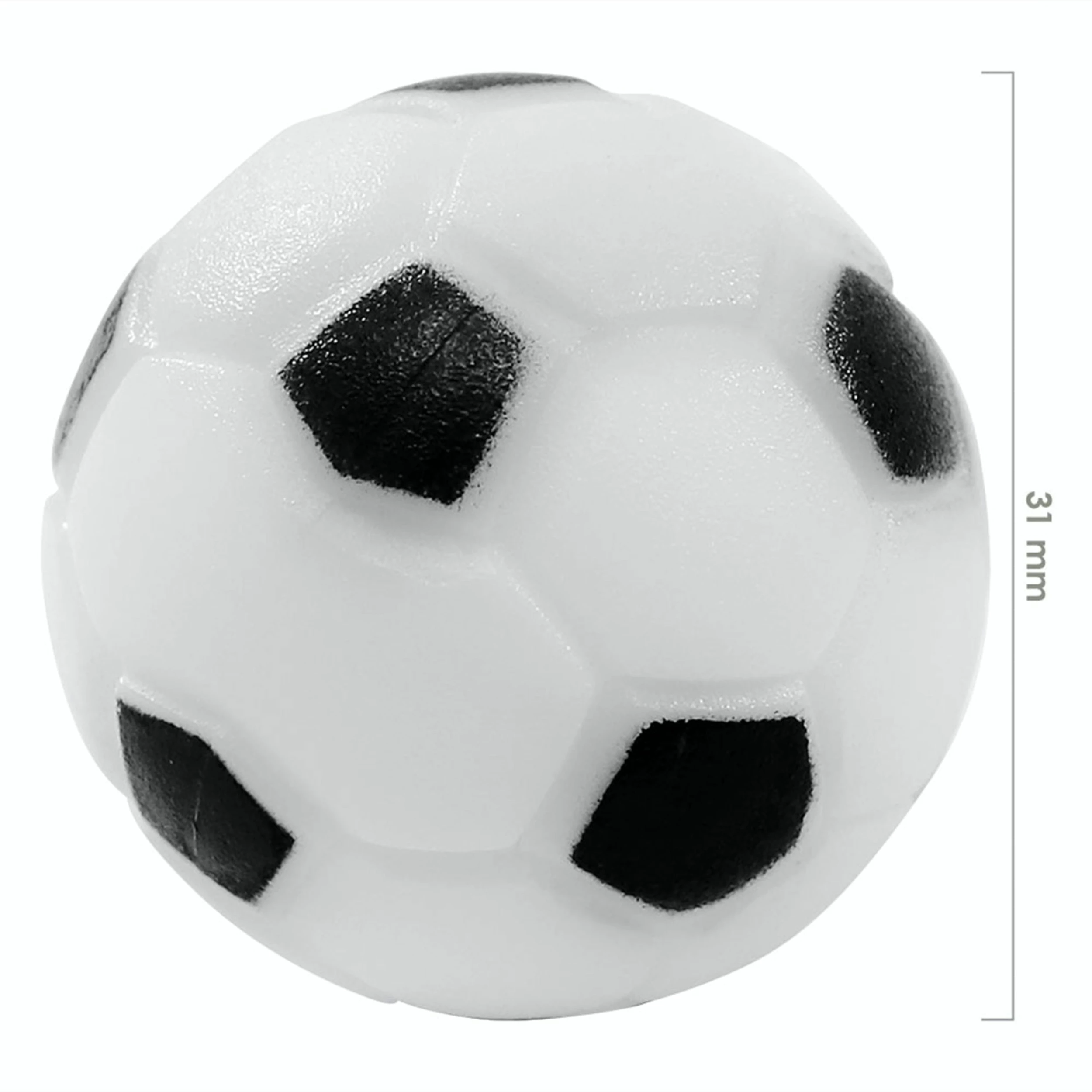 Sunnydaze Decor Table Soccer Foosballs Replacement Balls 36mm Black White Arcade 12 Pack 6 Sunnydaze Decor Table Soccer Foosballs Replacement Balls 36mm Black White Arcade 12 Pack - Image 4