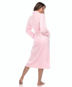 White Mark Plus Size Cozy Lounge Robe -Enchante Home-shop M00840060471125 2597508292