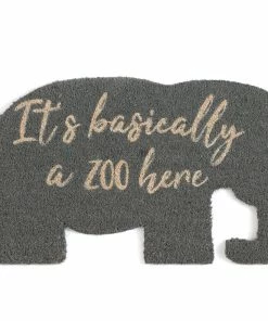 Shiraleah "It's Basically A Zoo Here" Doormat