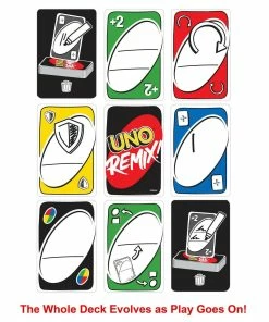 MATTEL UNO Remix Customizable Matching Card Game -Enchante Home-shop M00887961954616 2818302648