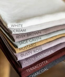 AmourLinen Waffle Linen Bathrobe Snuggle