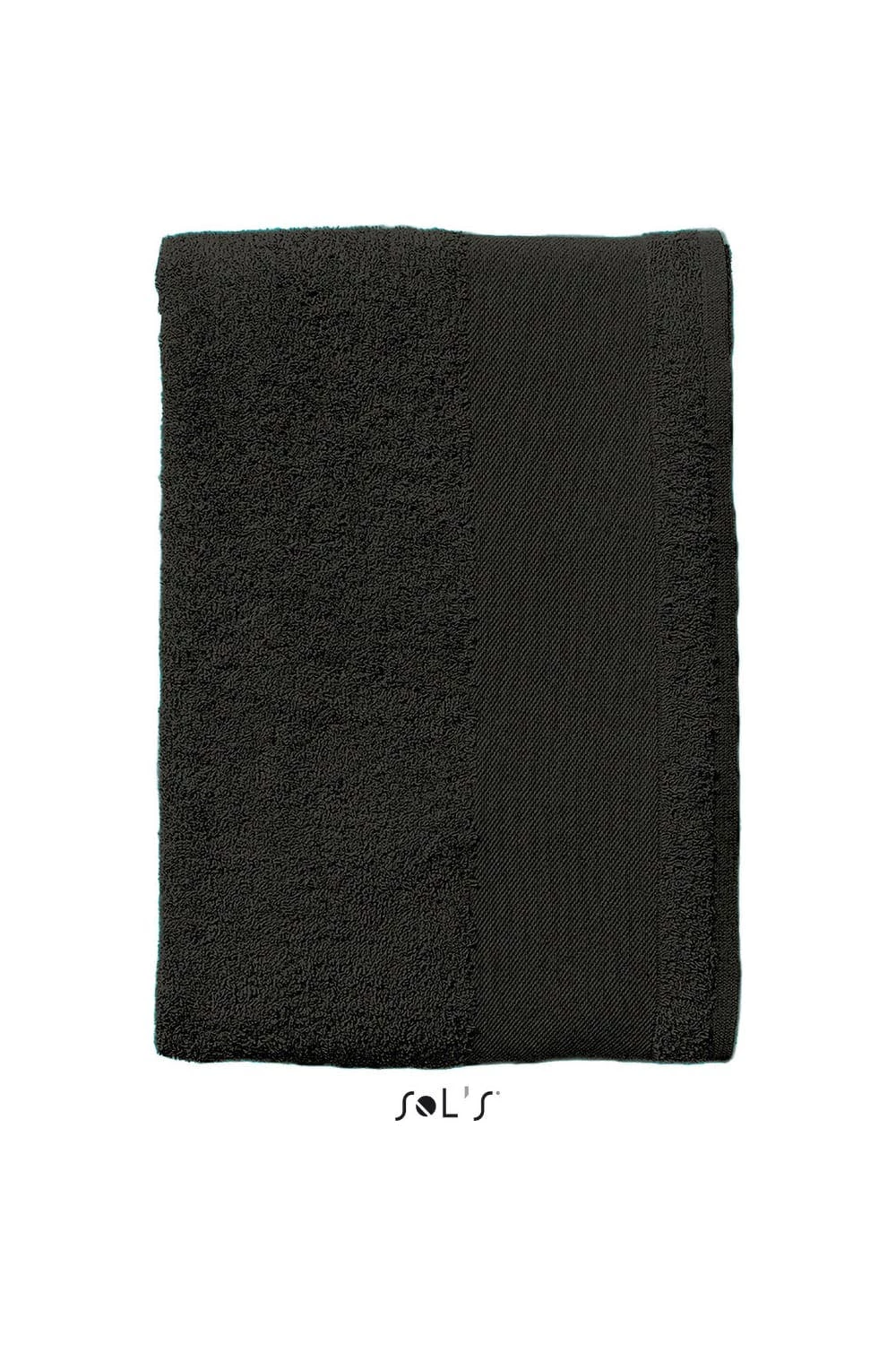 SOLS Island 50 Hand Towel (20 X 40 Inches) (Black) (One Size) 4 SOLS Island 50 Hand Towel (20 X 40 Inches) (Black) (One Size) - Image 2