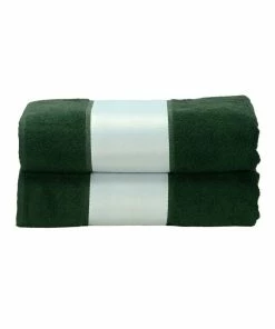 A&R Towels Subli-Me Bath Towel (Dark Green) (One Size)