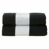 A&R Towels Subli-Me Bath Towel (Black) (One Size)