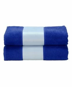 A&R Towels Subli-Me Bath Towel (True Blue) (One Size)
