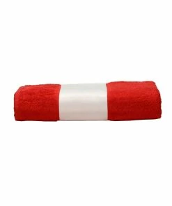 A&R Towels Subli-Me Hand Towel (Fire Red) (One Size)