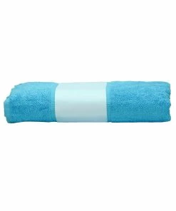 A&R Towels Subli-Me Hand Towel (Aqua Blue) (One Size)
