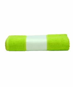 A&R Towels Subli-Me Hand Towel (Lime Green) (One Size)