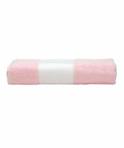 A&R Towels Subli-Me Hand Towel (Light Pink) (One Size)