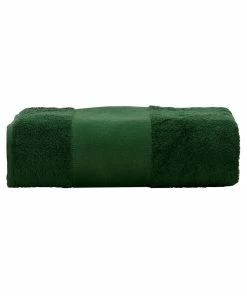 A&R Towels Print-Me Bath Towel (Dark Green) (One Size)