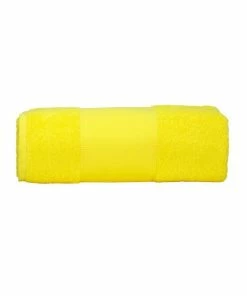 A&R Towels Print-Me Bath Towel (Bright Yellow) (One Size)