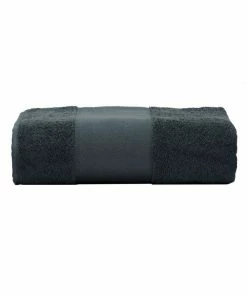 A&R Towels Print-Me Bath Towel (Graphite) (One Size)