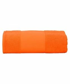 A&R Towels Print-Me Bath Towel (Bright Orange) (One Size)