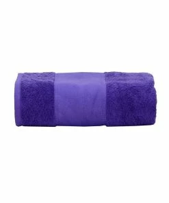 A&R Towels Print-Me Bath Towel (Purple) (One Size)