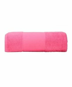 A&R Towels Print-Me Bath Towel (Pink) (One Size)