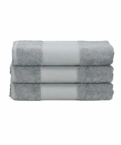 A&R Towels Print-Me Hand Towel (Anthracite Gray) (One Size)