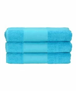 A&R Towels Print-Me Hand Towel (Aqua Blue) (One Size)