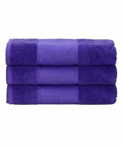 A&R Towels Print-Me Hand Towel (Purple) (One Size)