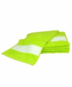 A&R Towels Subli-Me Sport Towel (Lime Green) (One Size)