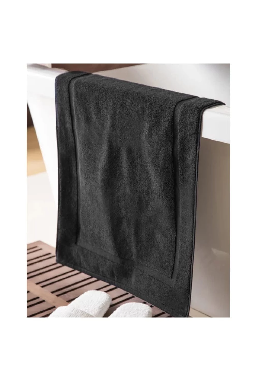 Belledorm Hotel Madison Bath Mat (Black) (One Size) 3 Belledorm Hotel Madison Bath Mat (Black) (One Size)