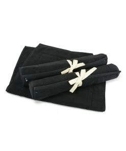 A&R Towels Bath Mat (Black) (One Size)