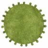 Furn Circle Pom Pom Bath Mat - Olive (One Size)