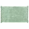 Furn Tassel Ribbed Bath Mat - Sage