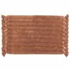 Furn Tassel Ribbed Bath Mat - Pecan -Enchante Home-shop M05063107257390 1840888311