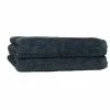 The Linen Yard Oft Combed Cotton Face Towel, Pack Of 2 - Slate -Enchante Home-shop M05063107524645 3332083064