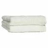 The Linen Yard Oft Combed Cotton Face Towel, Pack Of 2 - White
