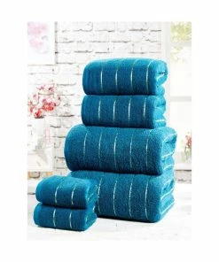 Rapport Sandringham Towel Bale Set In Teal - Pack Of 6