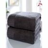 GENERIC Retreat Towel (Pack Of 2) - Charcoal -Enchante Home-shop M05063107555113 983942042