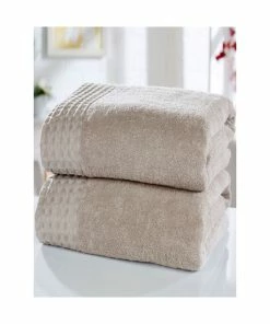 GENERIC Retreat Towel Pack Of 2 - Latte