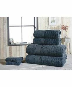Rapport Royal Velvet Towel In Denim - Pack Of 2