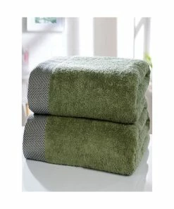 Rapport Tidal Towel Bale Set In Sage - Pack Of 2