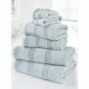 Rapport So Soft Towel Set - Pack Of 6 - Duck Egg Blue -Enchante Home-shop M05063107557483 2656726225