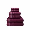 Rapport Berkley Towel In Mulberry - Pack Of 6 -Enchante Home-shop M05063107561732 2630266835